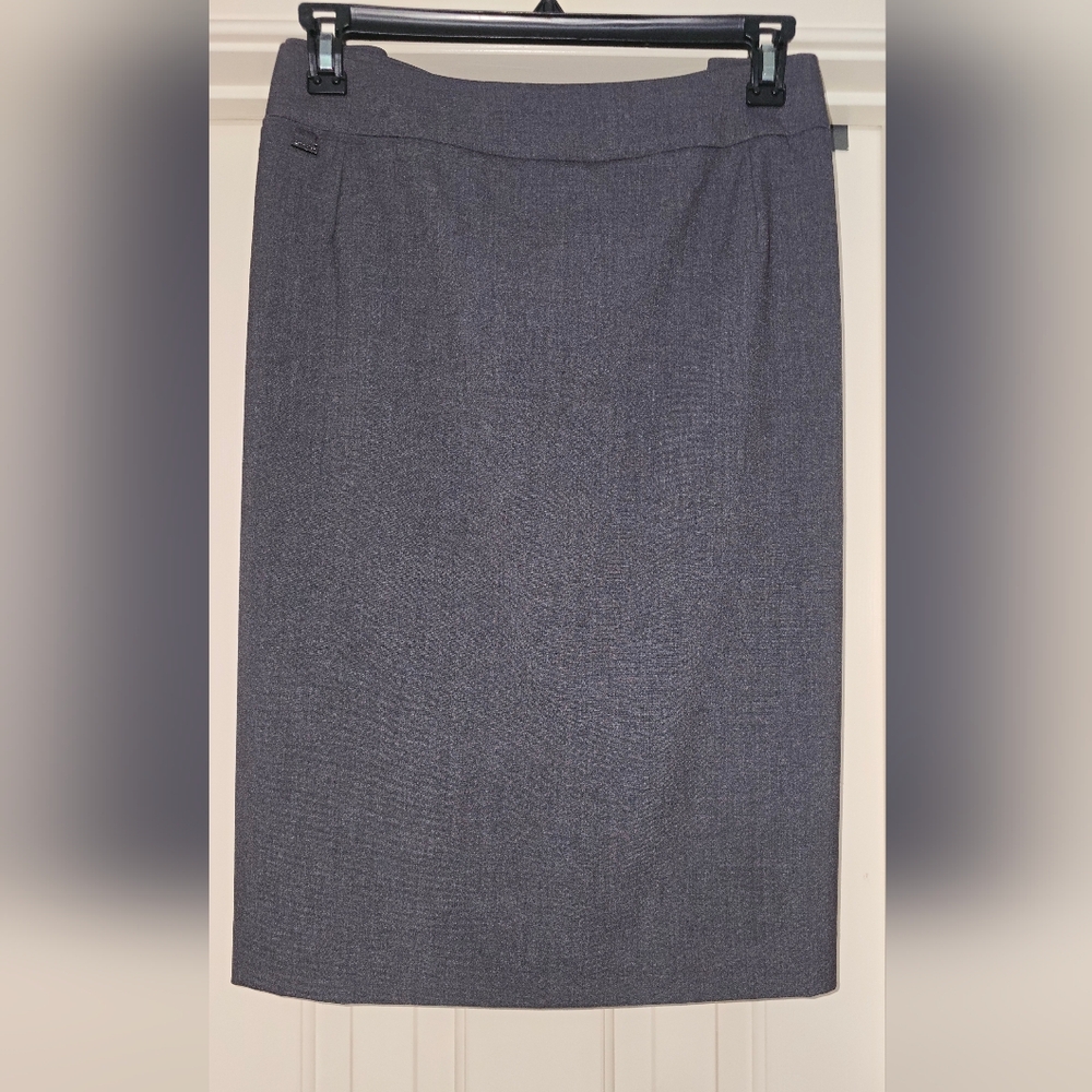 Calvin Klein Charcoal Pencil Skirt 22W